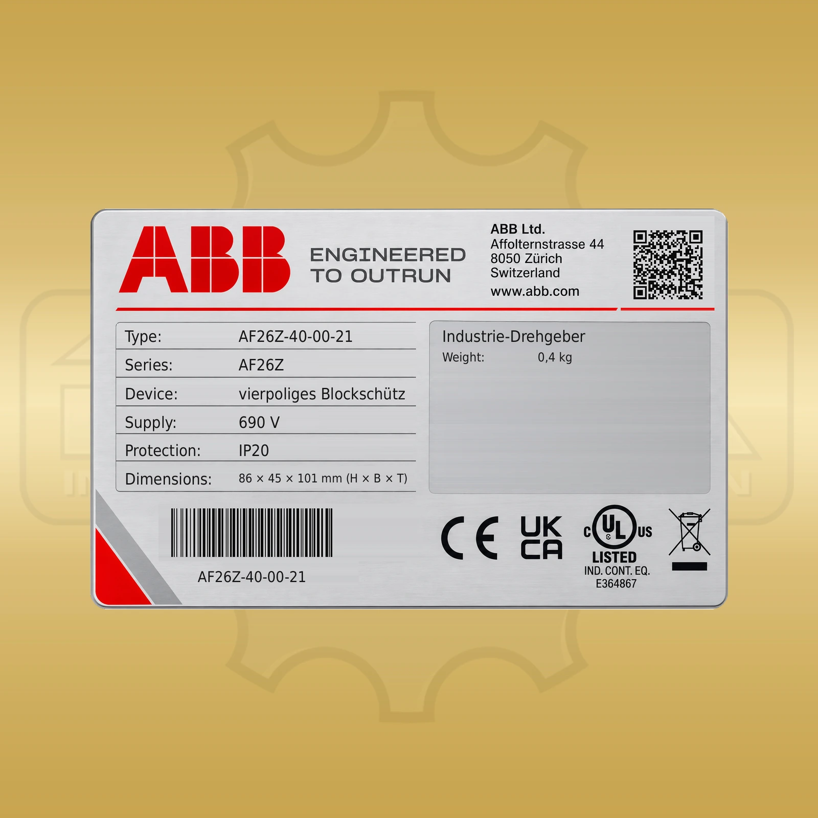ABB AF26Z-40-00-21