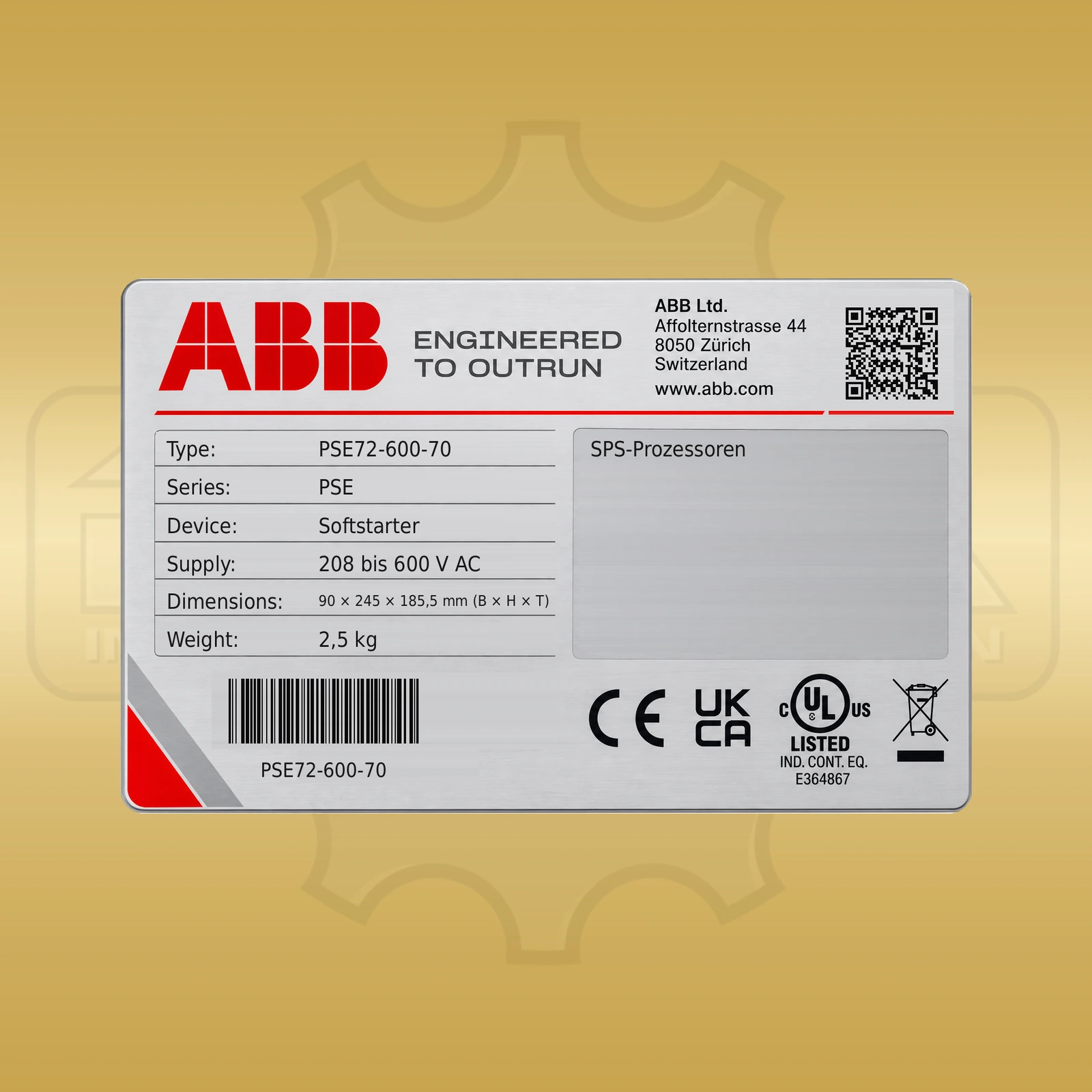 ABB PSE72-600-70