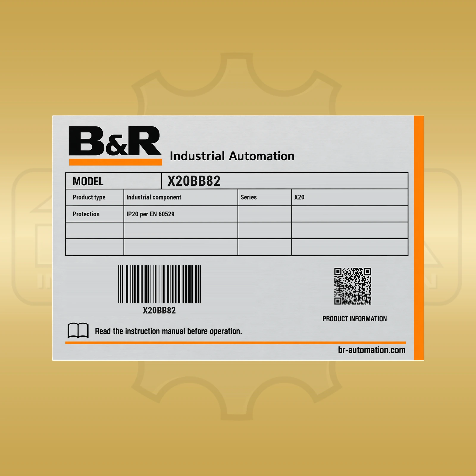 B&R X20BB82