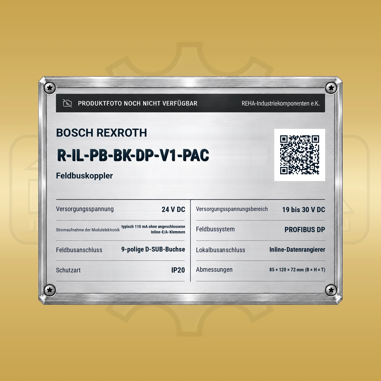 Bosch Rexroth R-IL PB BK DP/V1-PAC