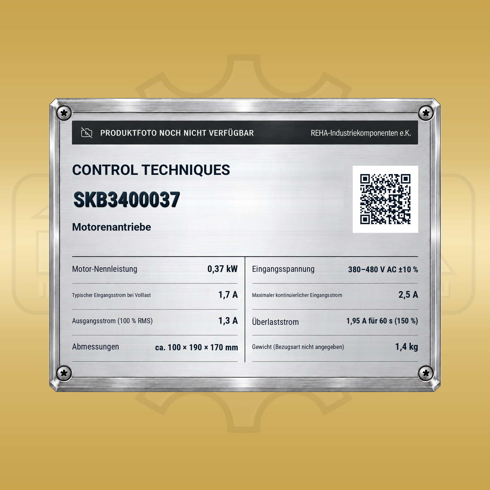 Control Techniques SKB3400037