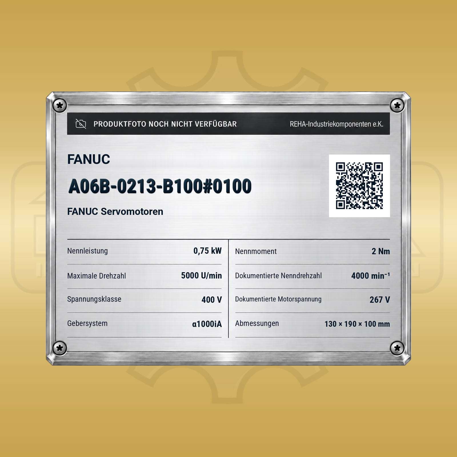 Fanuc A06B-0213-B100#0100