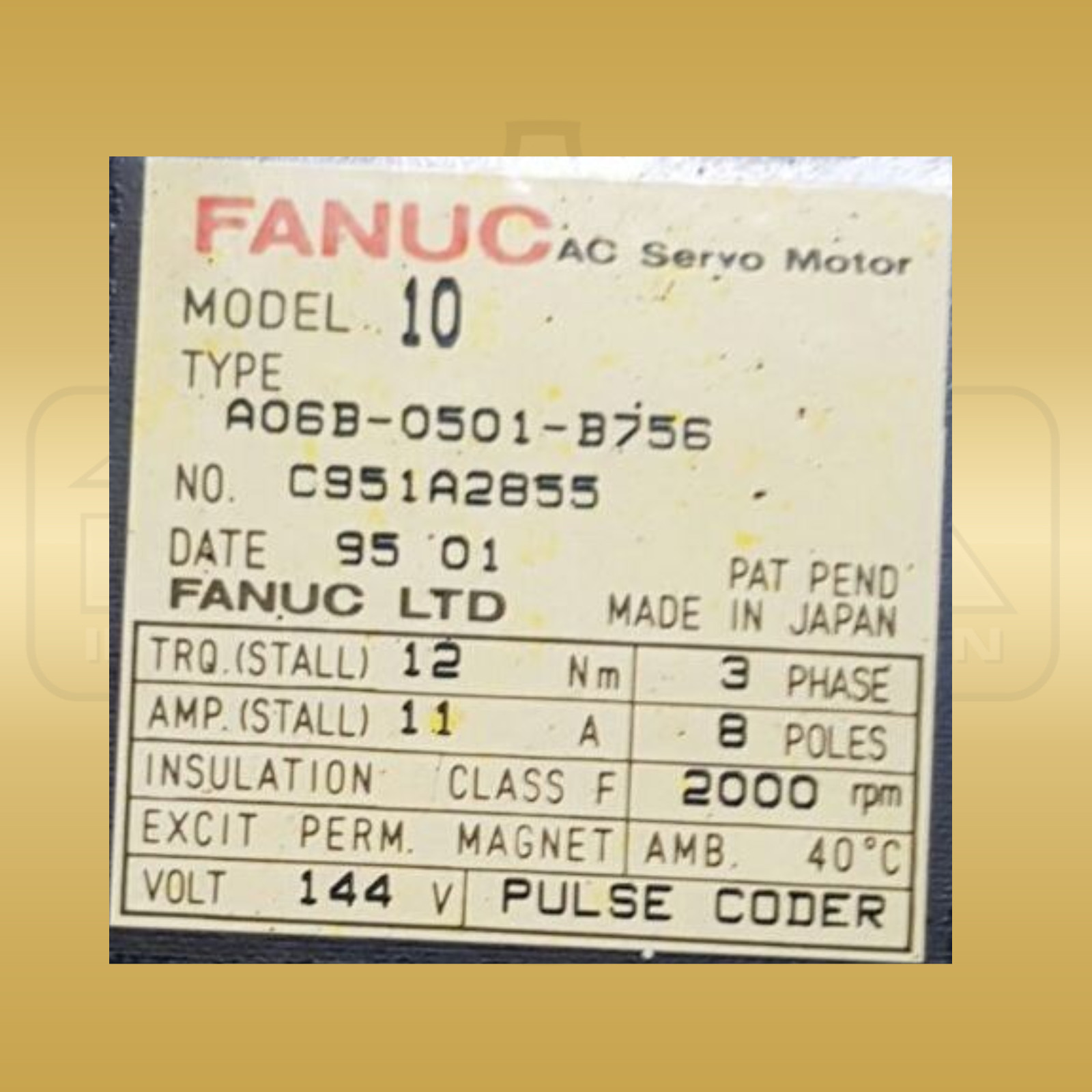 Fanuc A06B-0501-B756