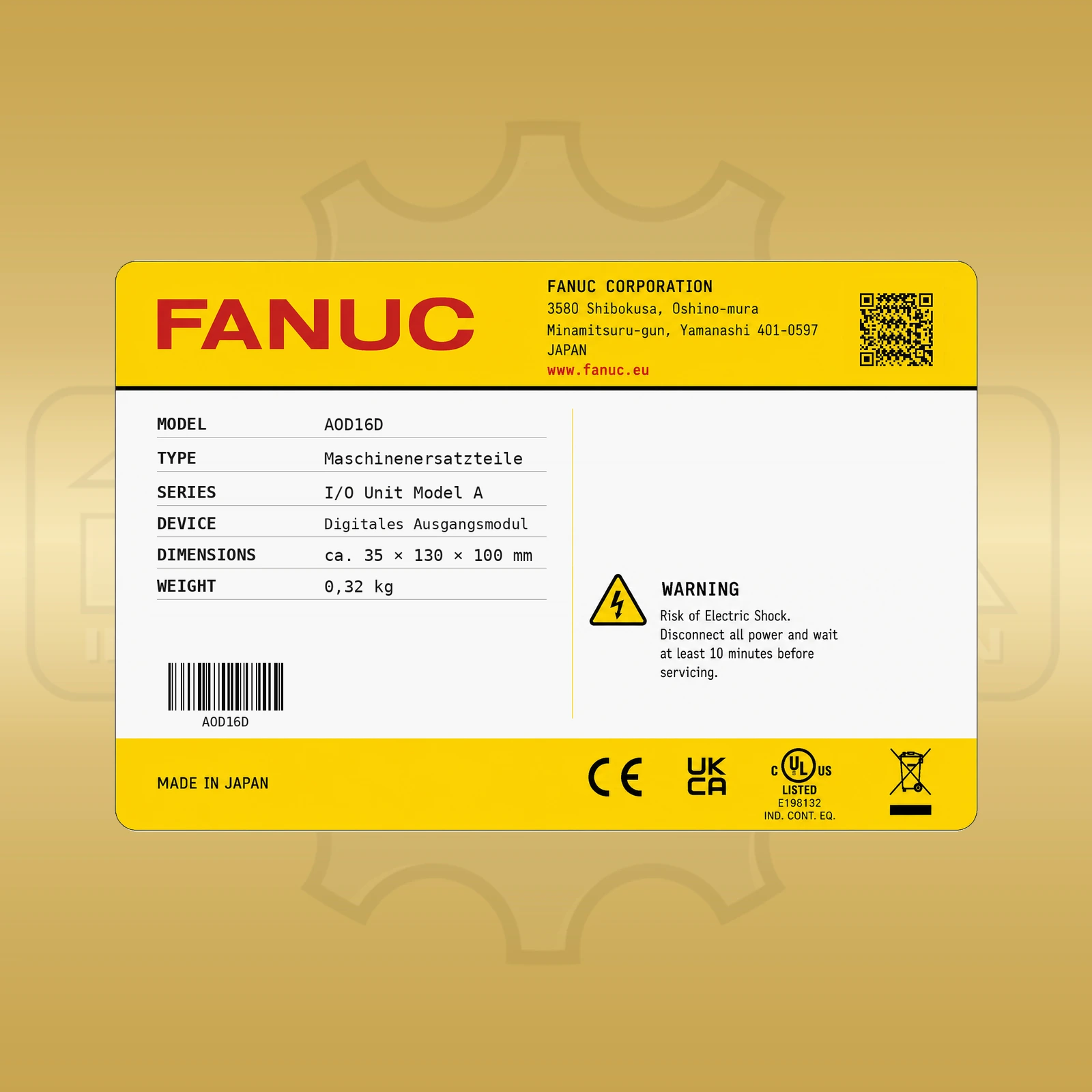 Fanuc AOD16D