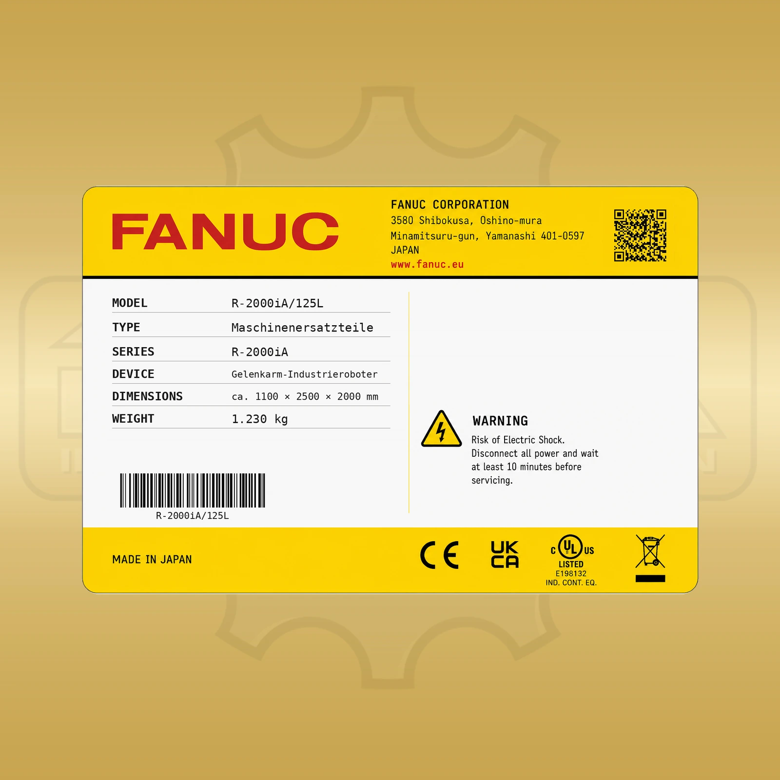 Fanuc R-2000iA/125L