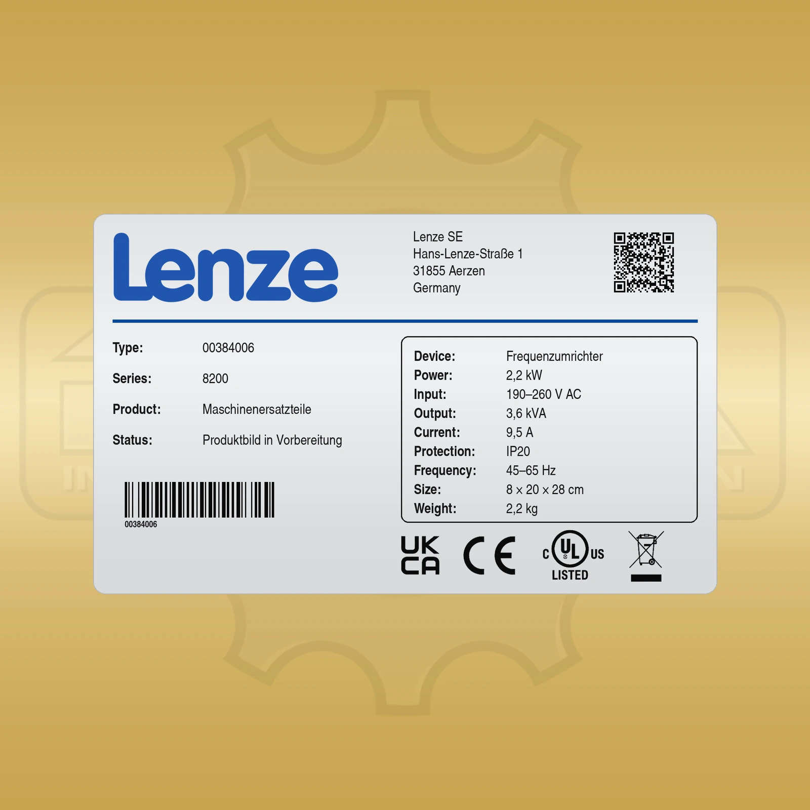 Lenze 00384006