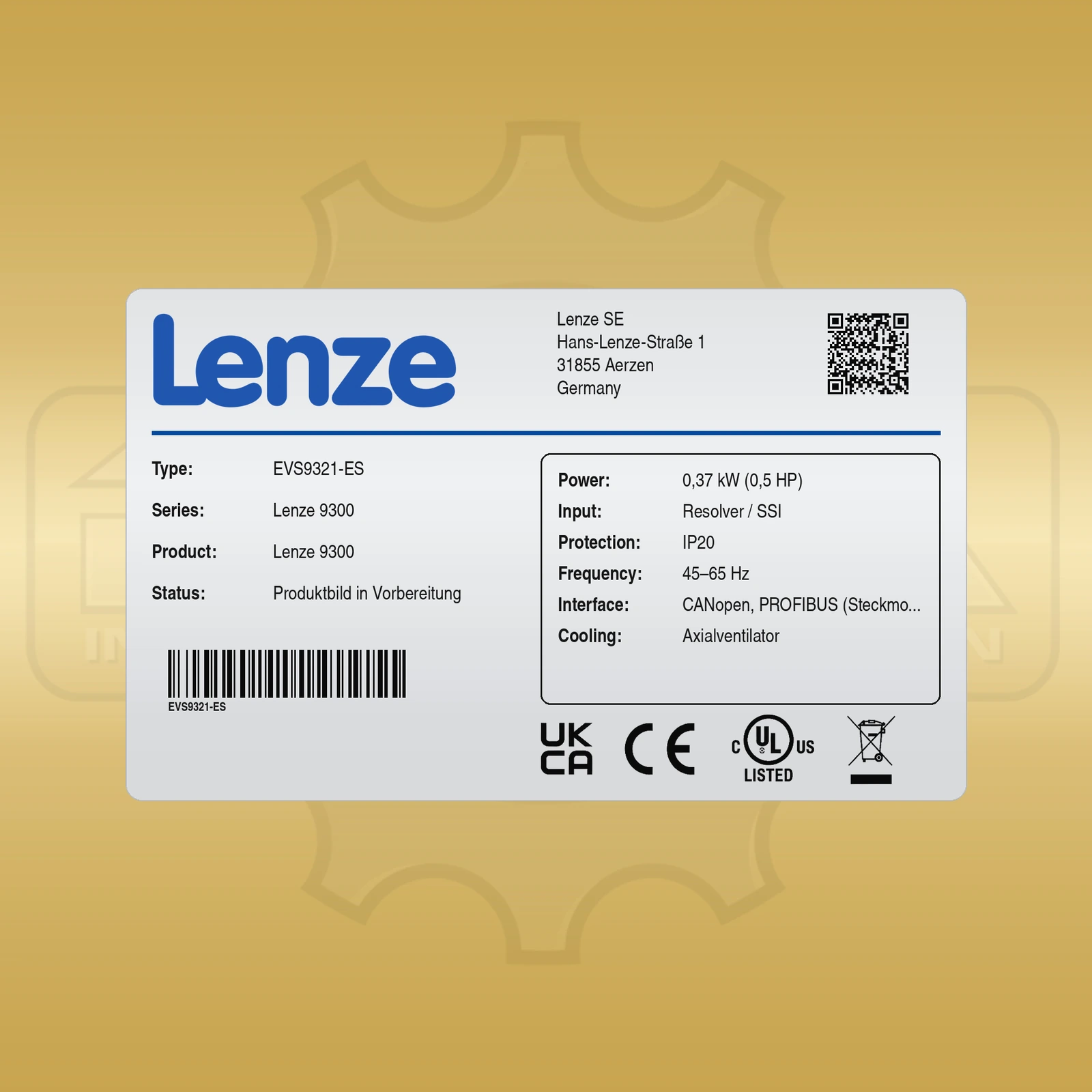 Lenze EVS9321-ES