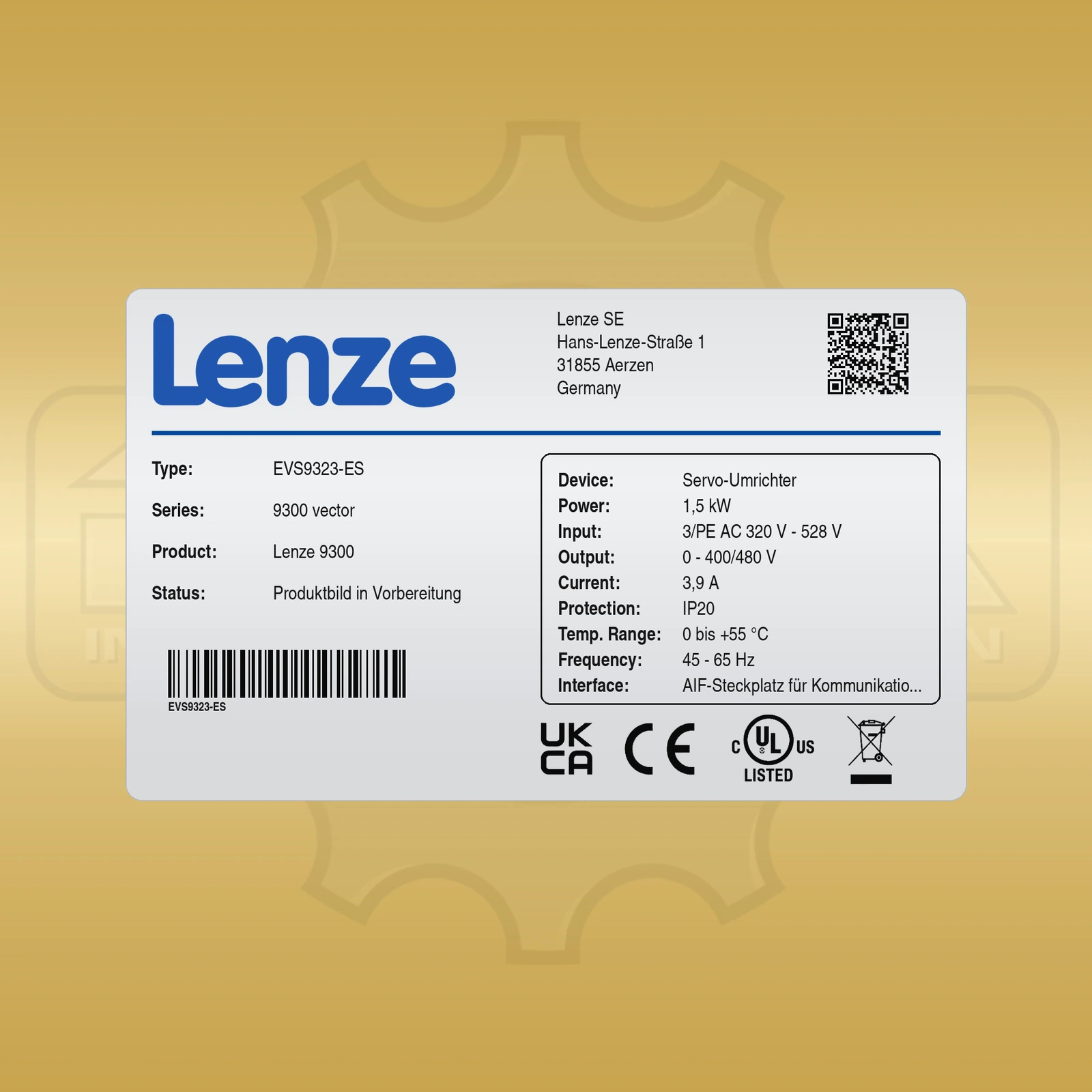 Lenze EVS9323-ES
