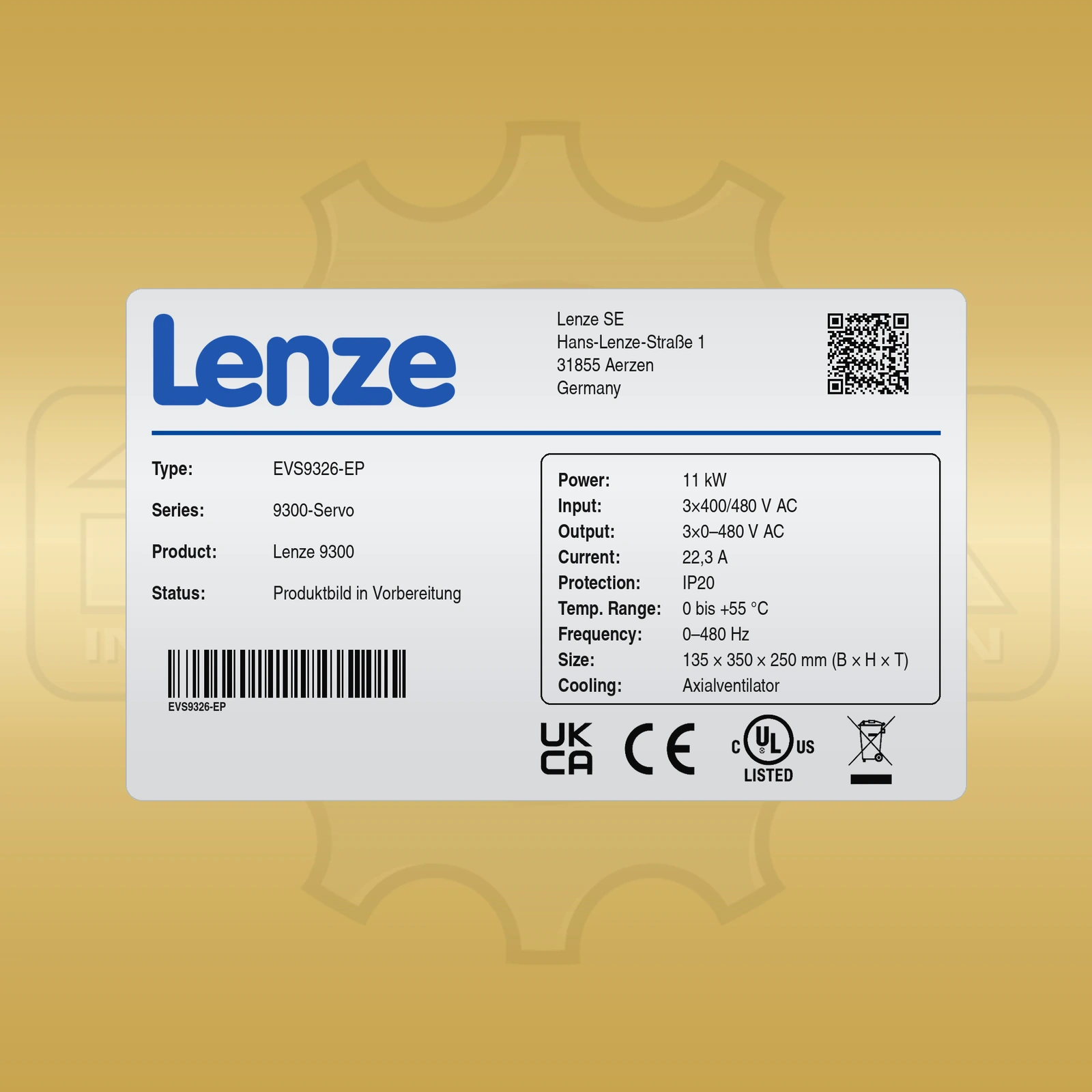 Lenze EVS9326-EP