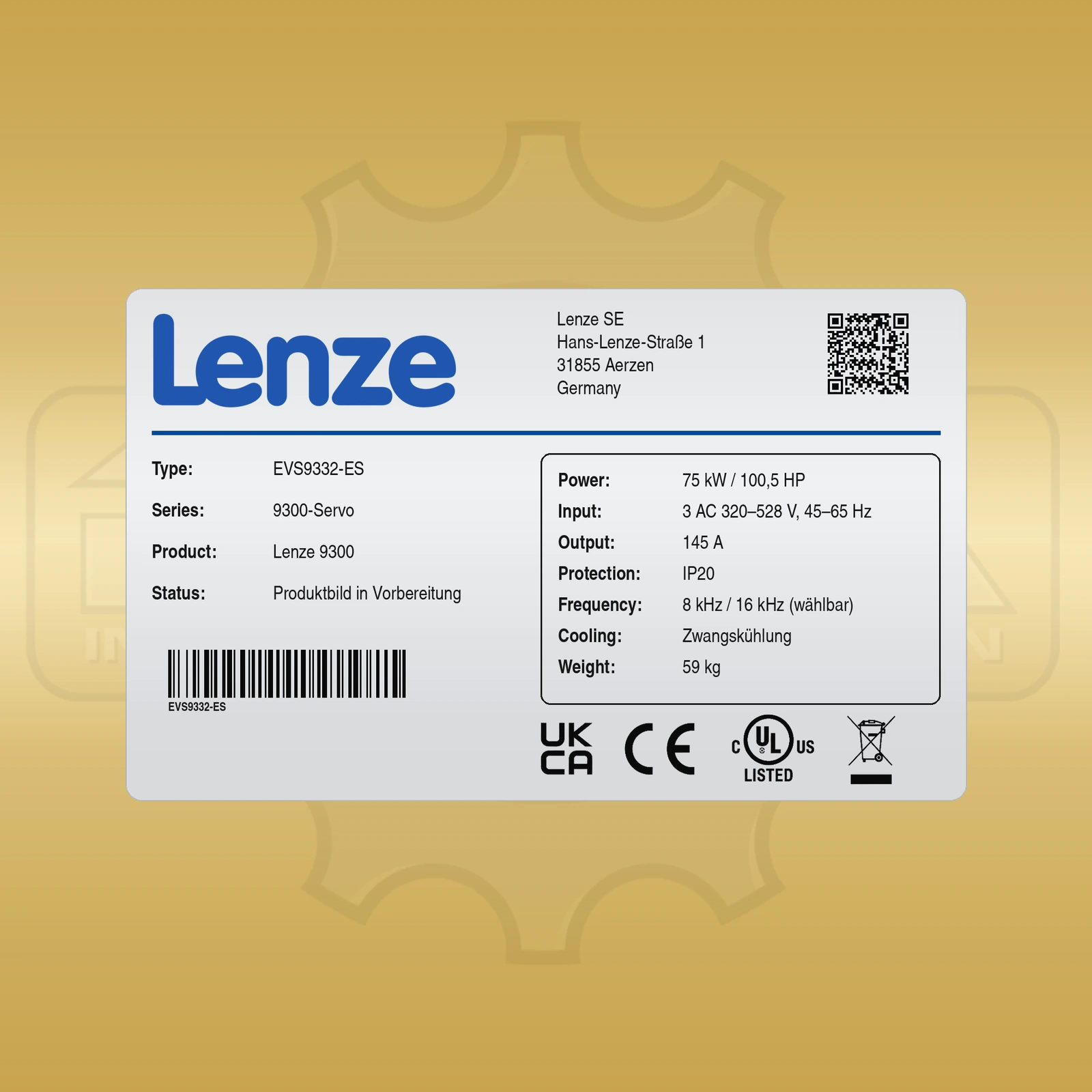 Lenze EVS9332-ES