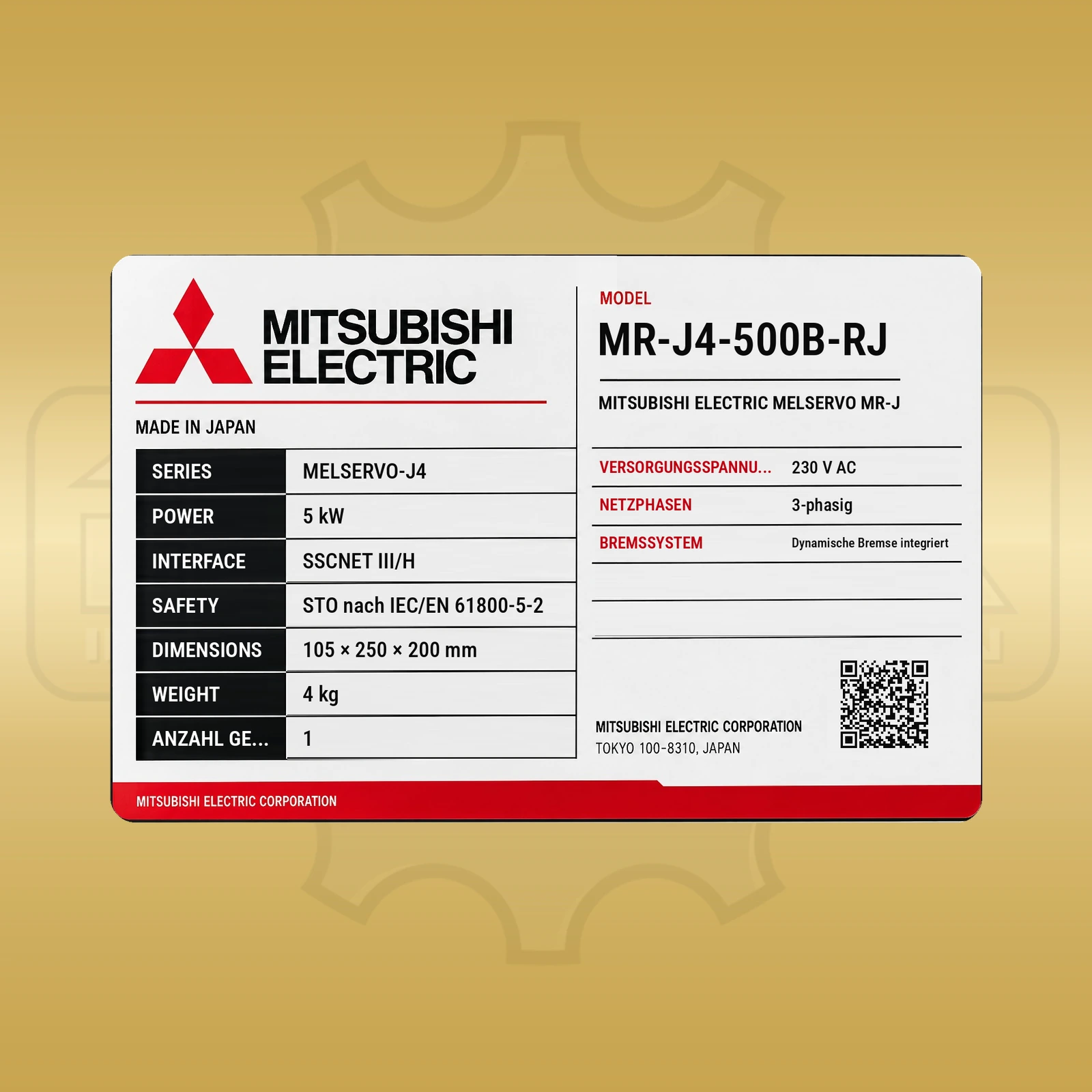 Mitsubishi Electric MR-J4-500B-RJ