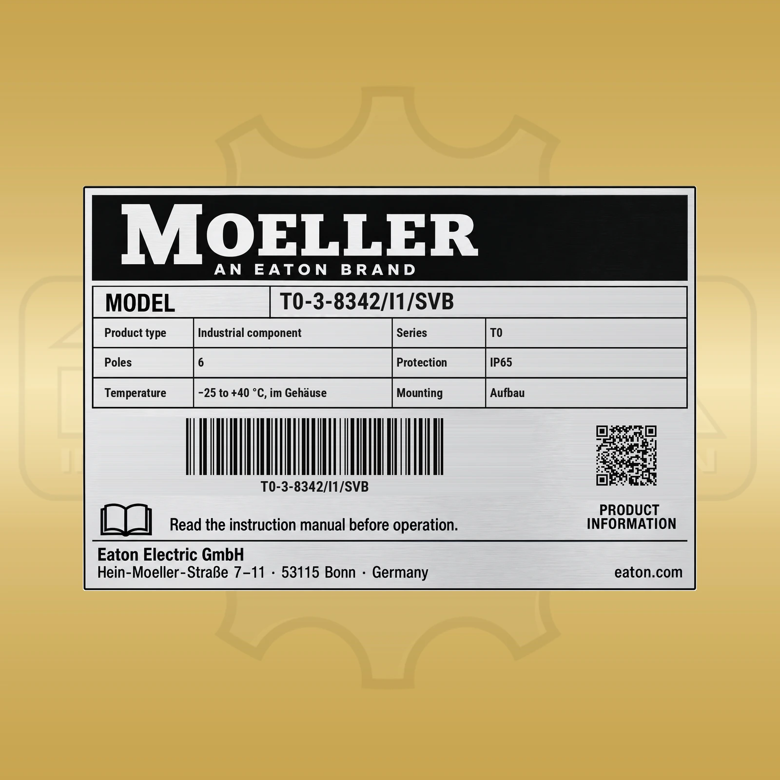 Moeller T0-3-8342/I1/SVB