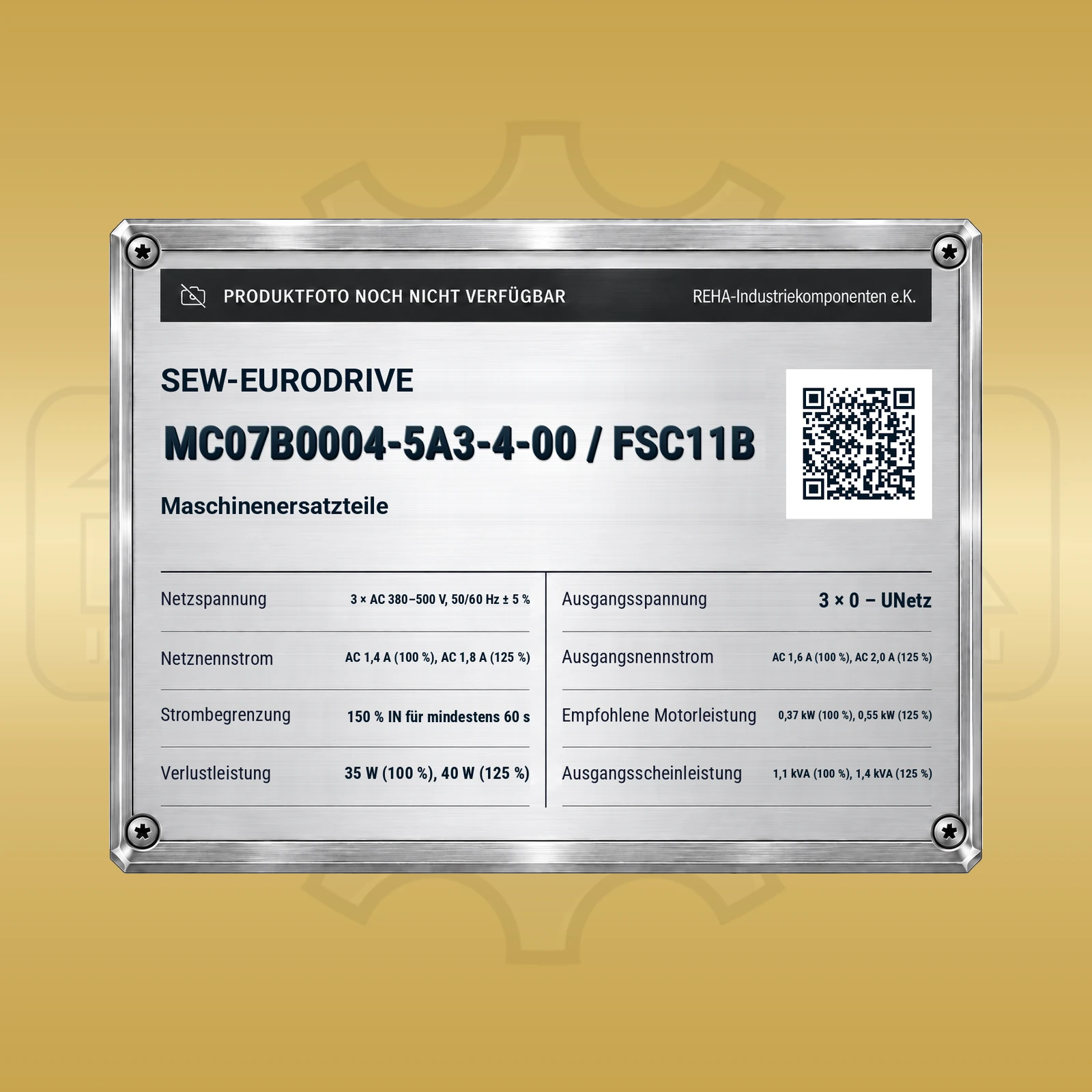 SEW-Eurodrive MC07B0004-5A3-4-00 / FSC11B