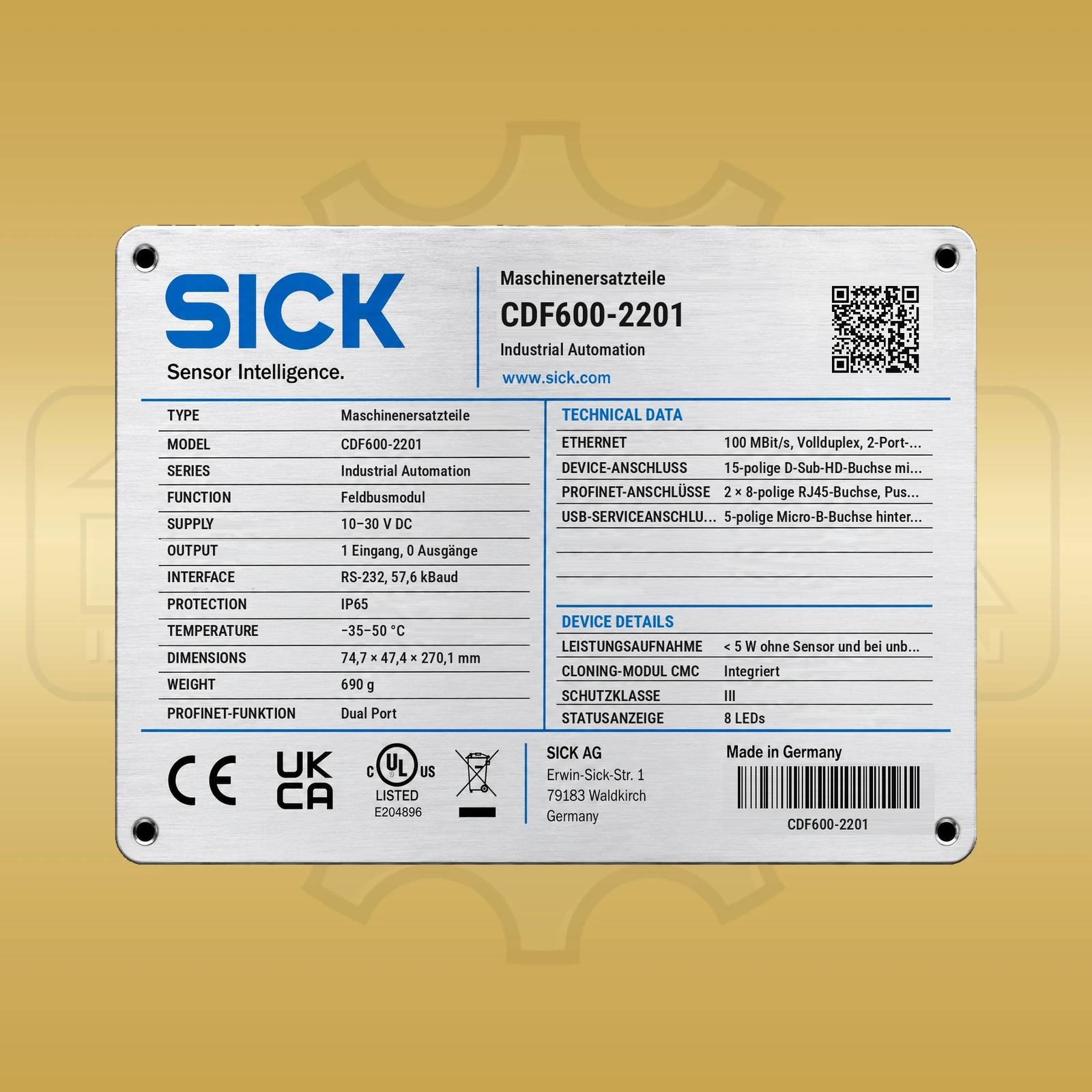 SICK CDF600-2201