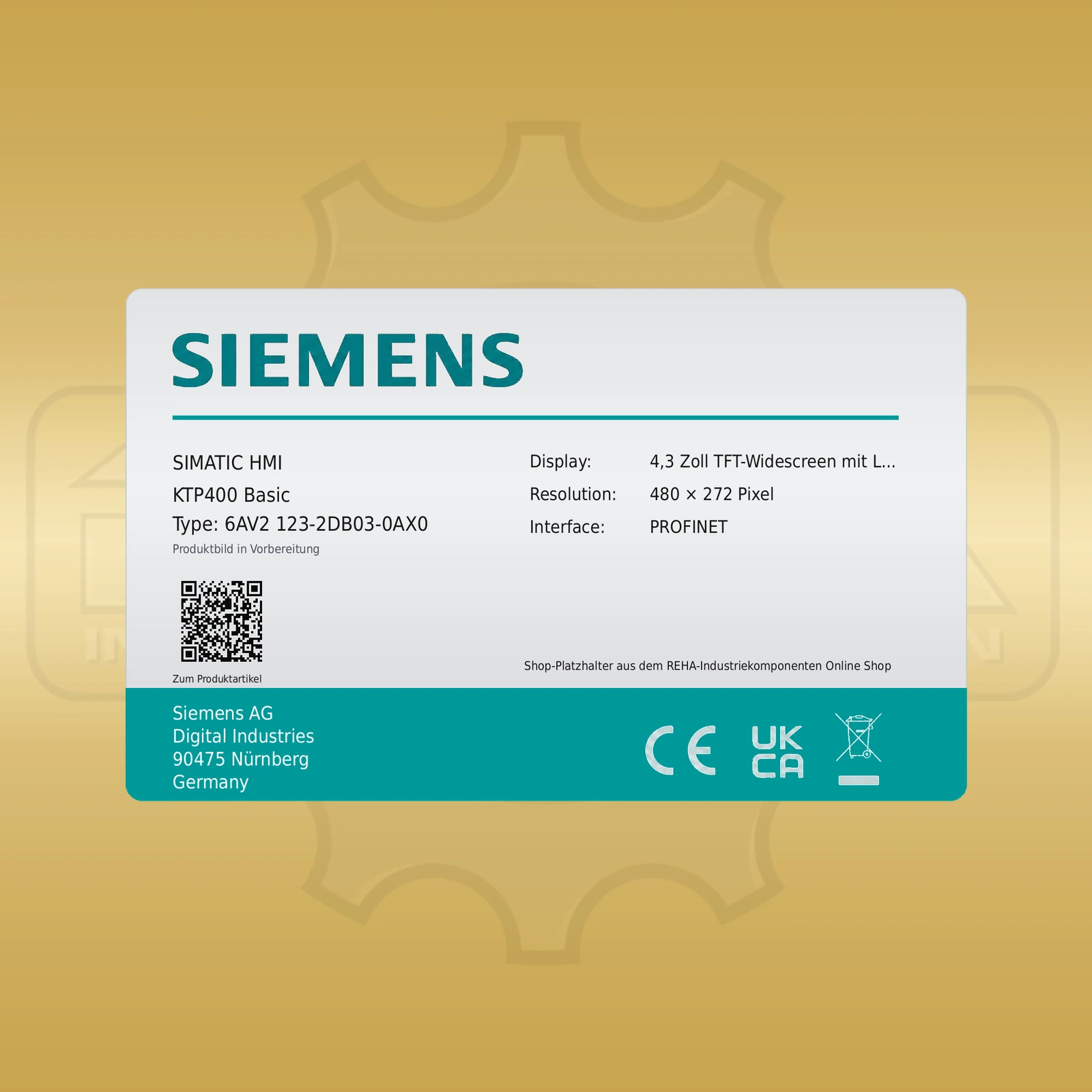 Siemens 6AV2 123-2DB03-0AX0