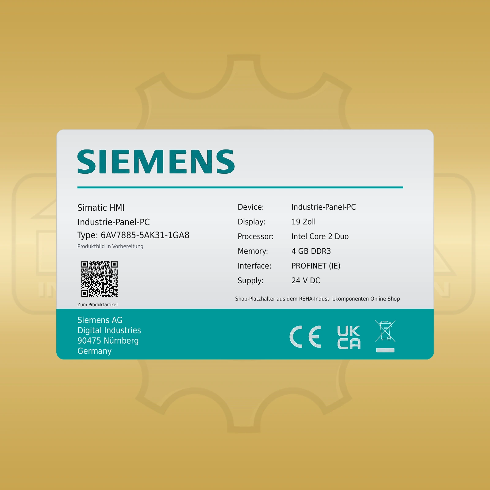 Siemens 6AV7885-5AK31-1GA8
