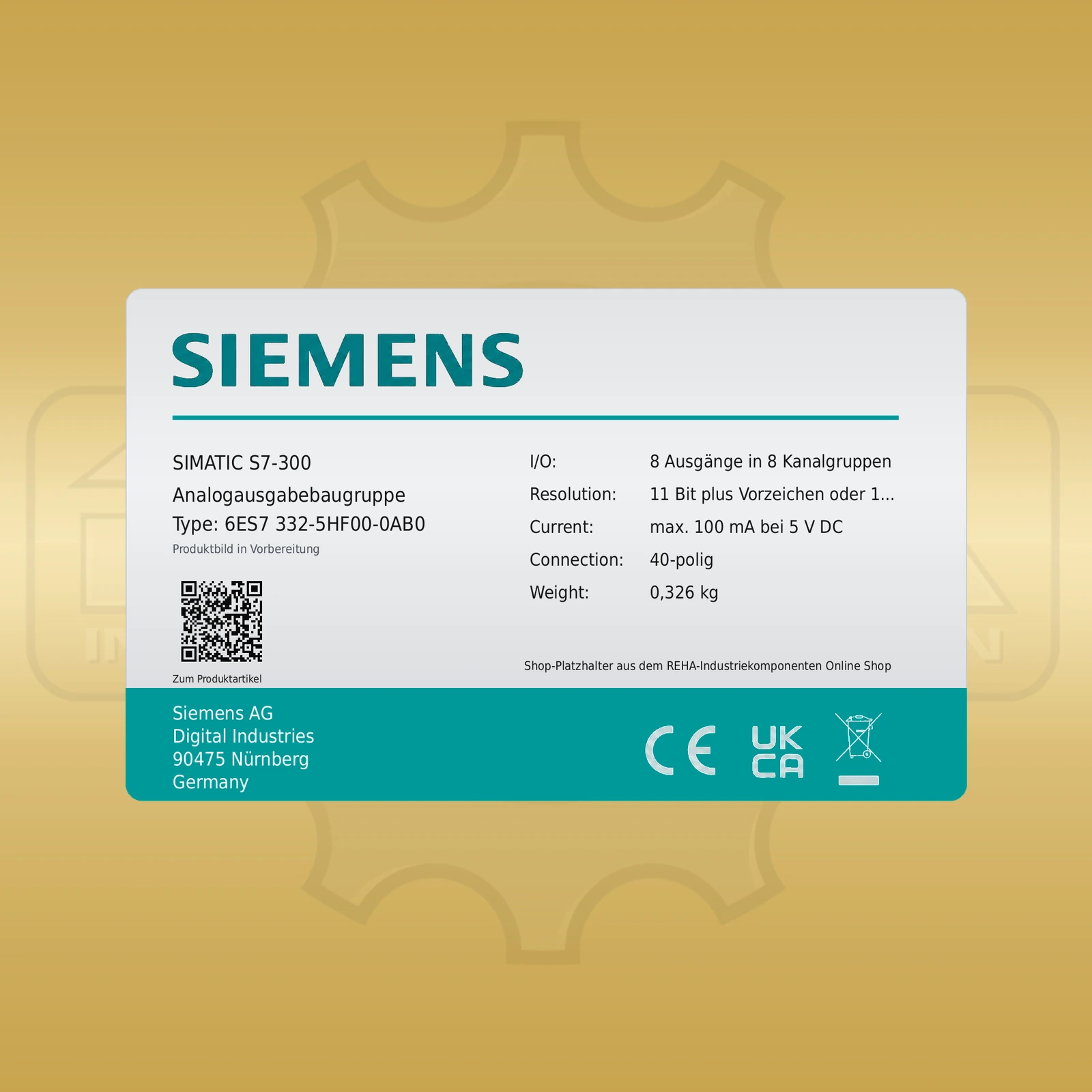 Siemens 6ES7 332-5HF00-0AB0