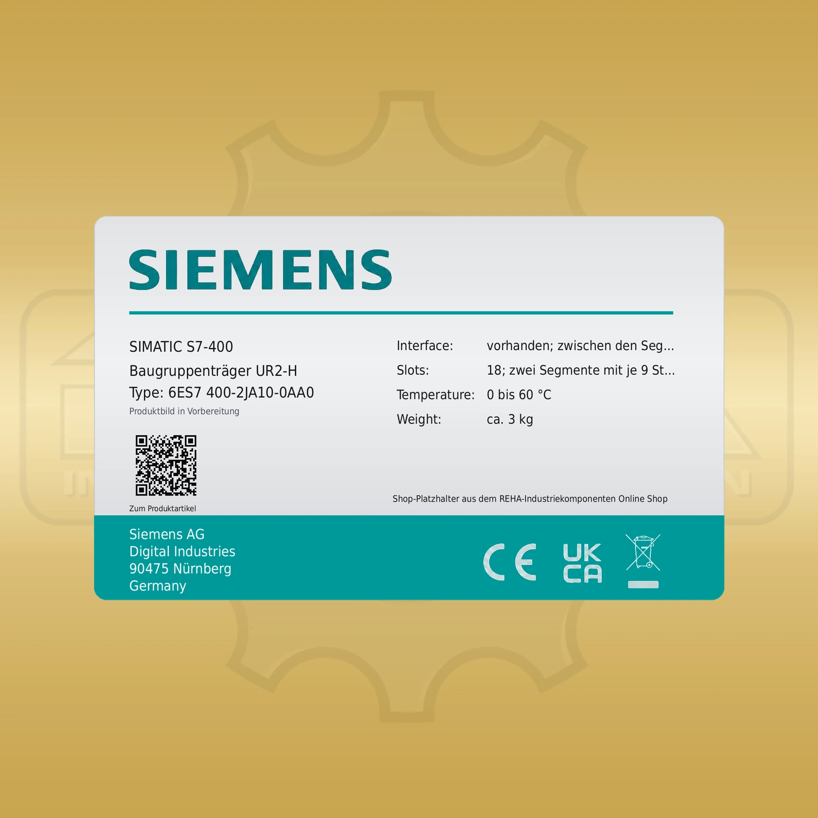 Siemens 6ES7 400-2JA10-0AA0