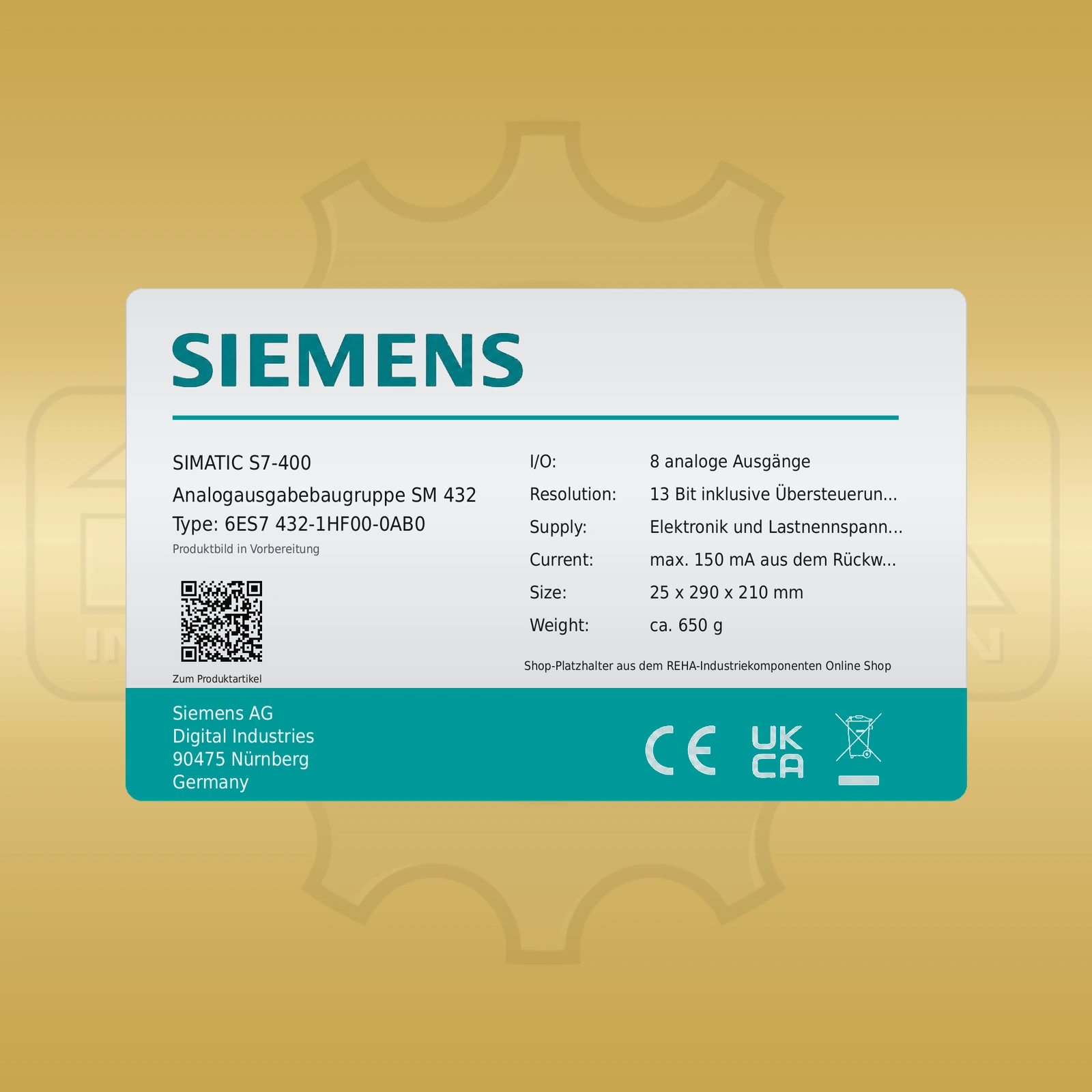 Siemens 6ES7 432-1HF00-0AB0