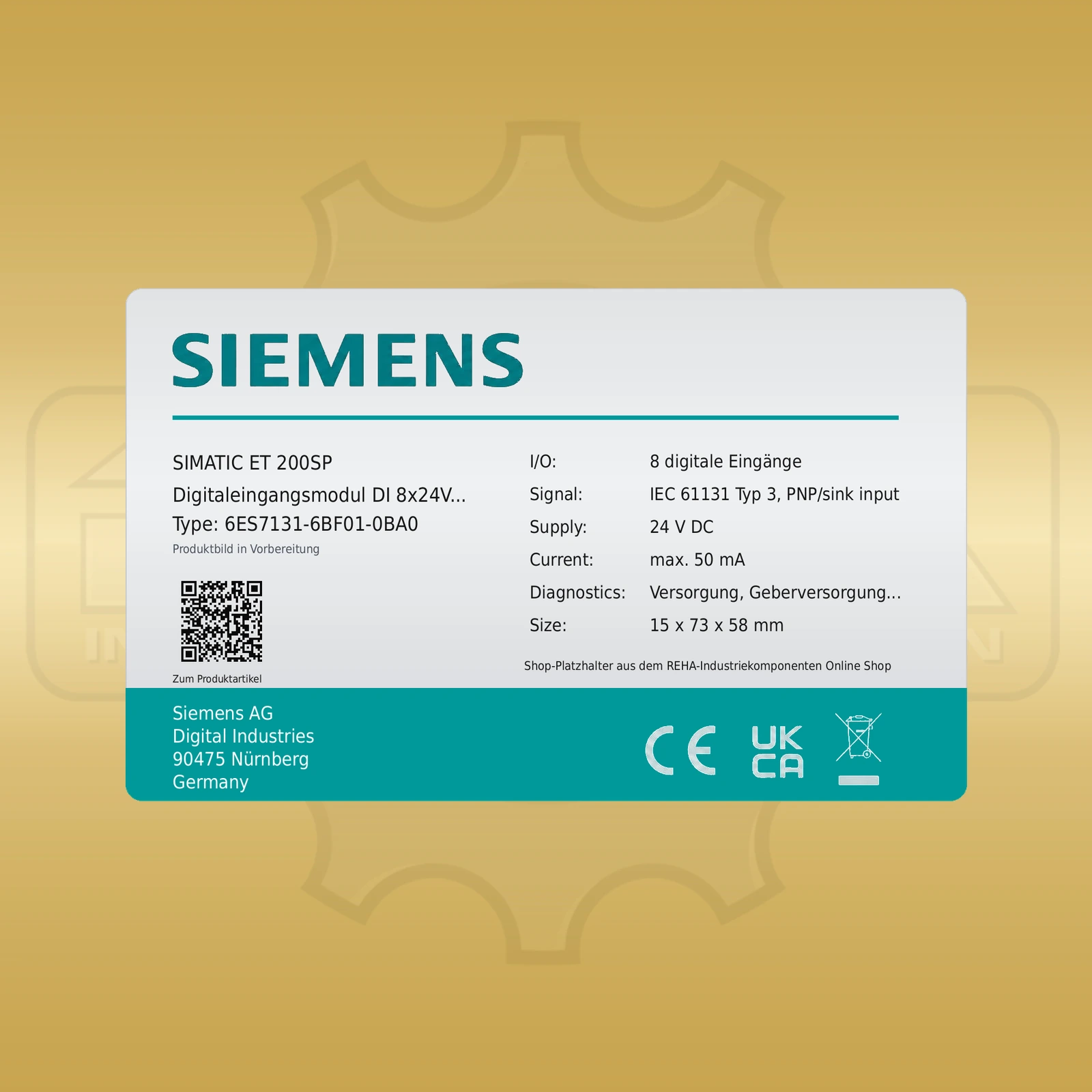 Siemens 6ES7 131-6BF01-0BA0