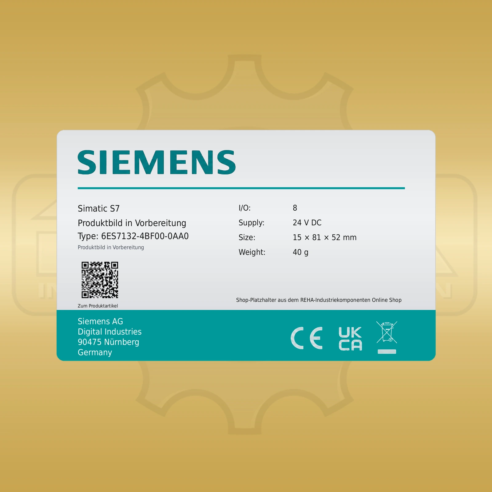 Siemens 6ES7132-4BF00-0AA0