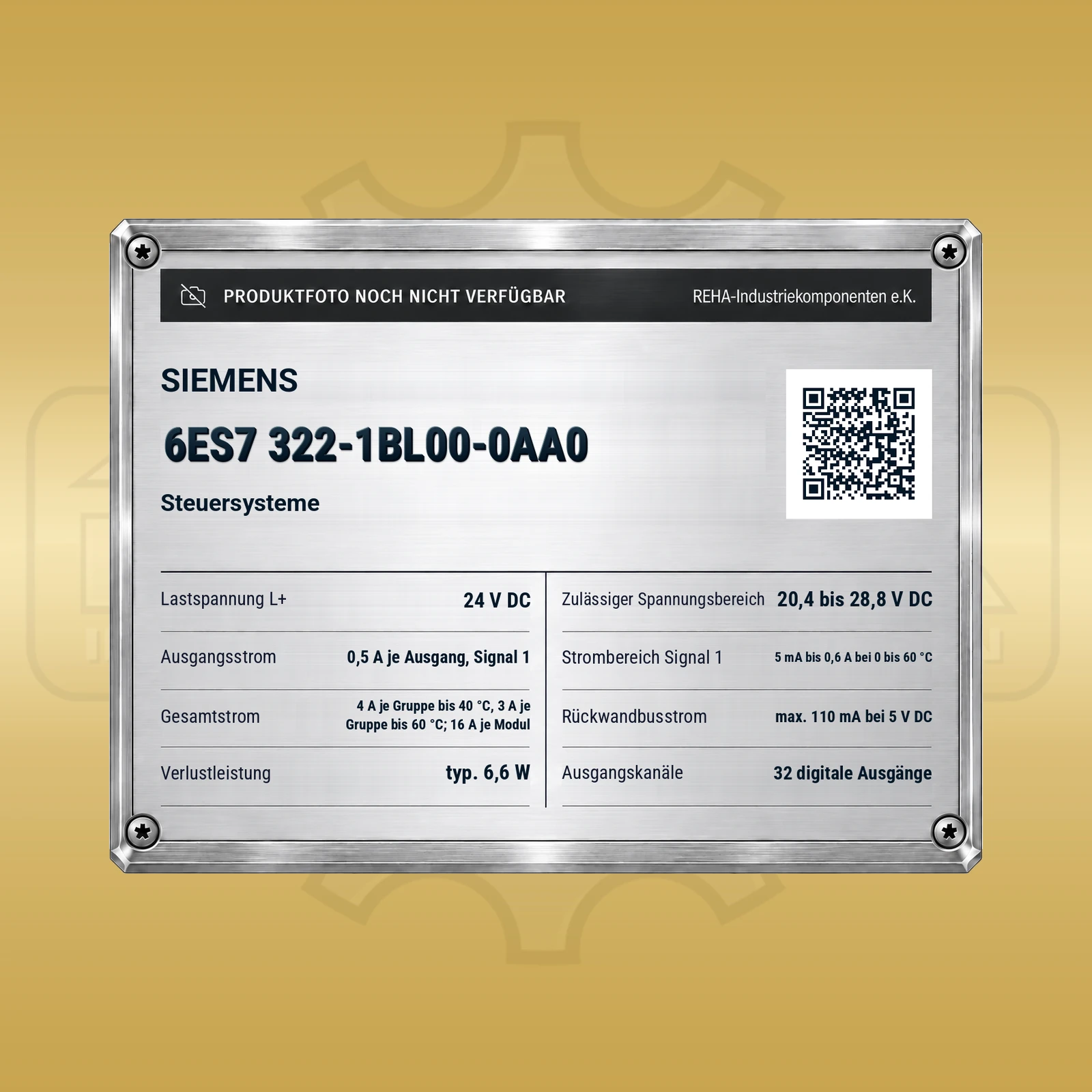 Siemens 6ES7 322-1BL00-0AA0