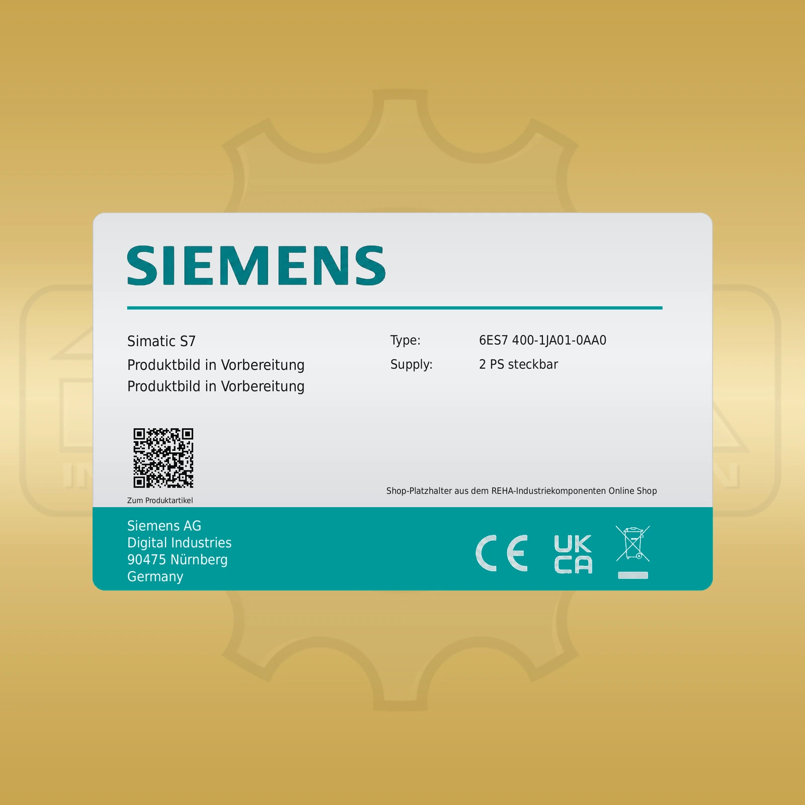 Siemens 6ES7400-1JA01-0AA0