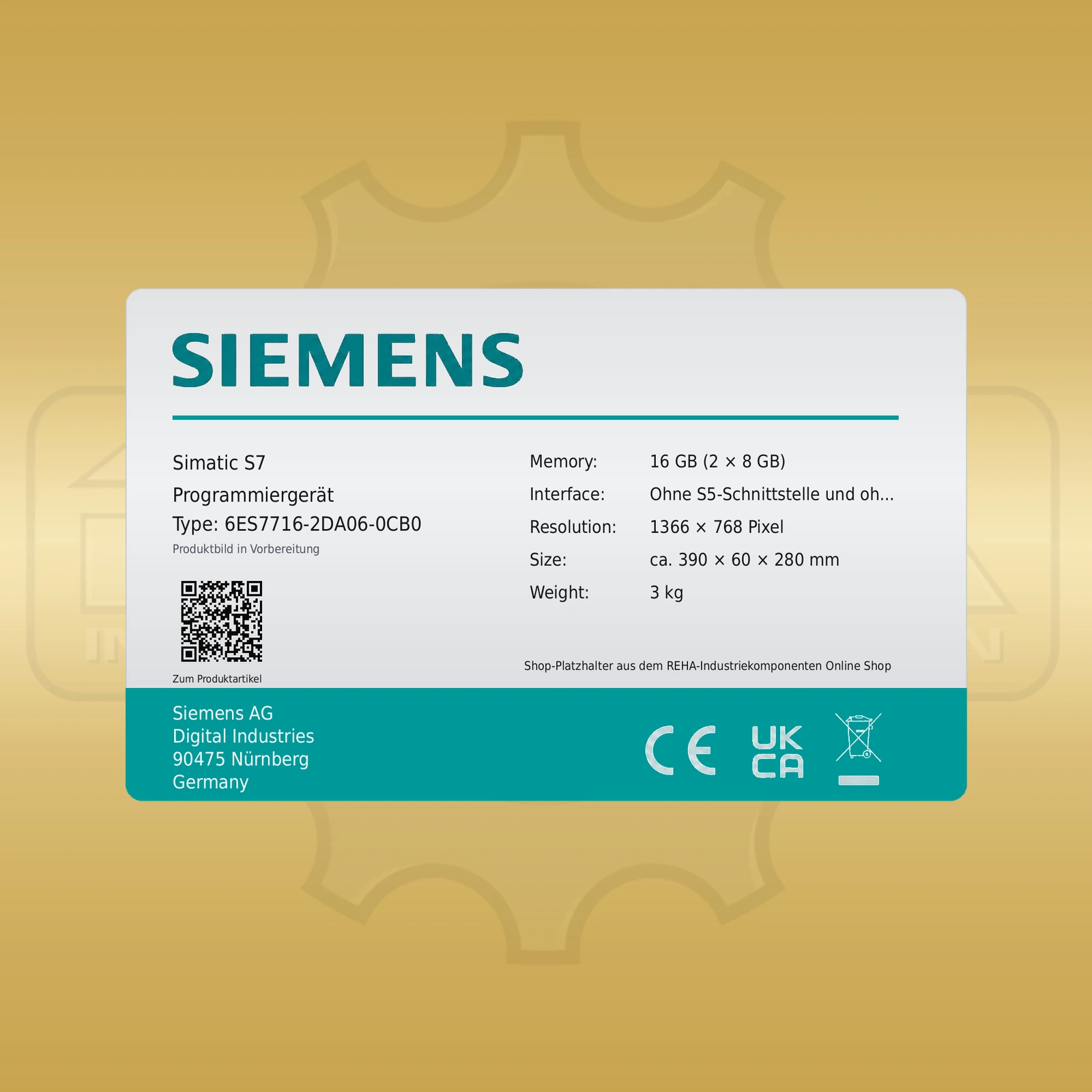 Siemens 6ES7716-2DA06-0CB0