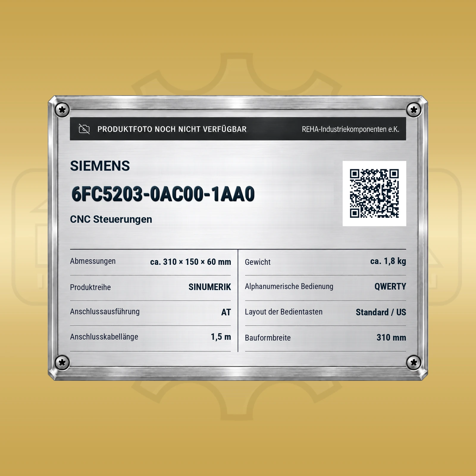 Siemens 6FC5203-0AC00-1AA0