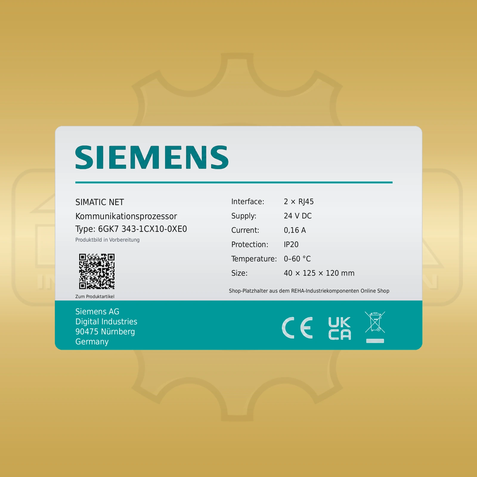 Siemens 6GK7 343-1CX10-0XE0