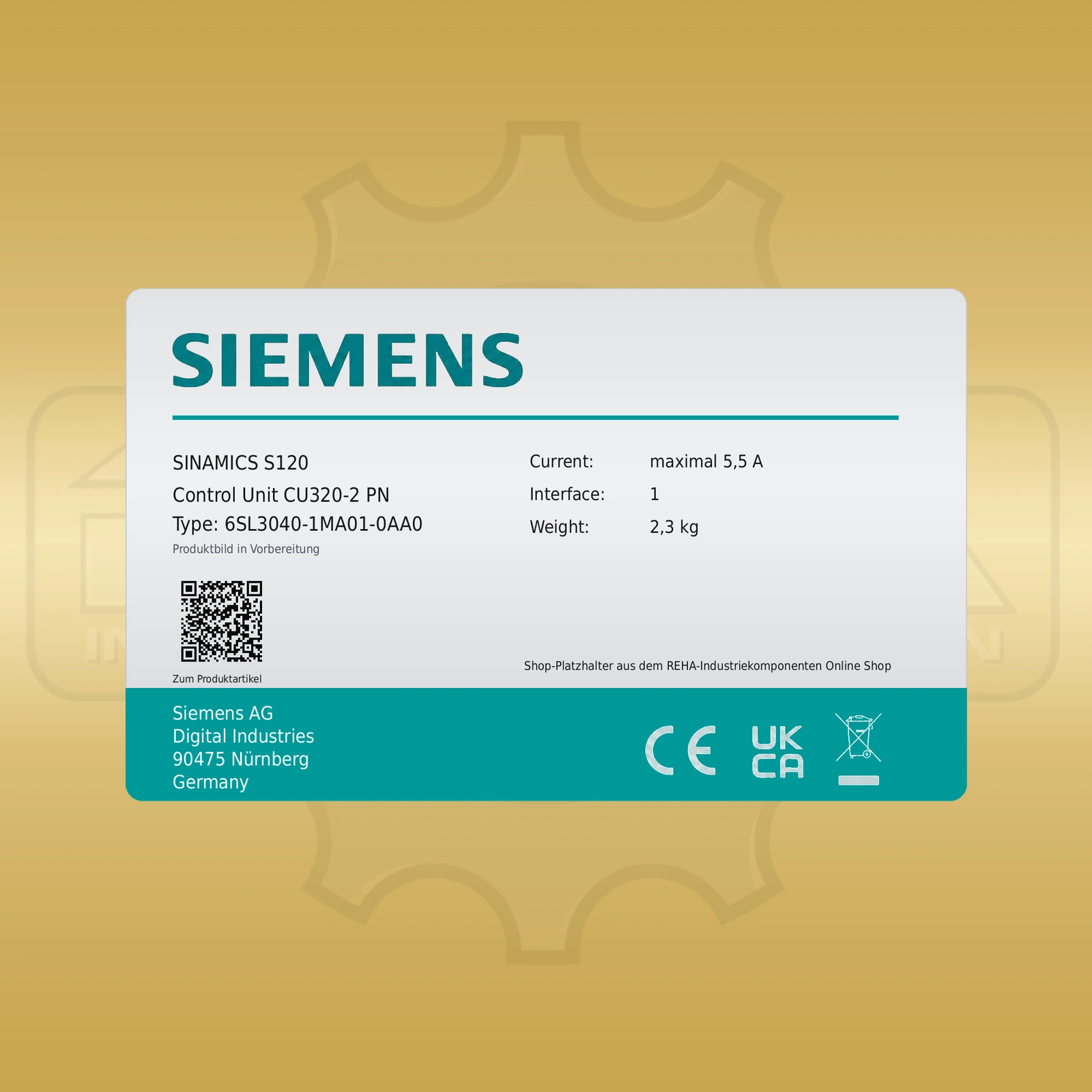 Siemens 6SL3040-1MA01-0AA0