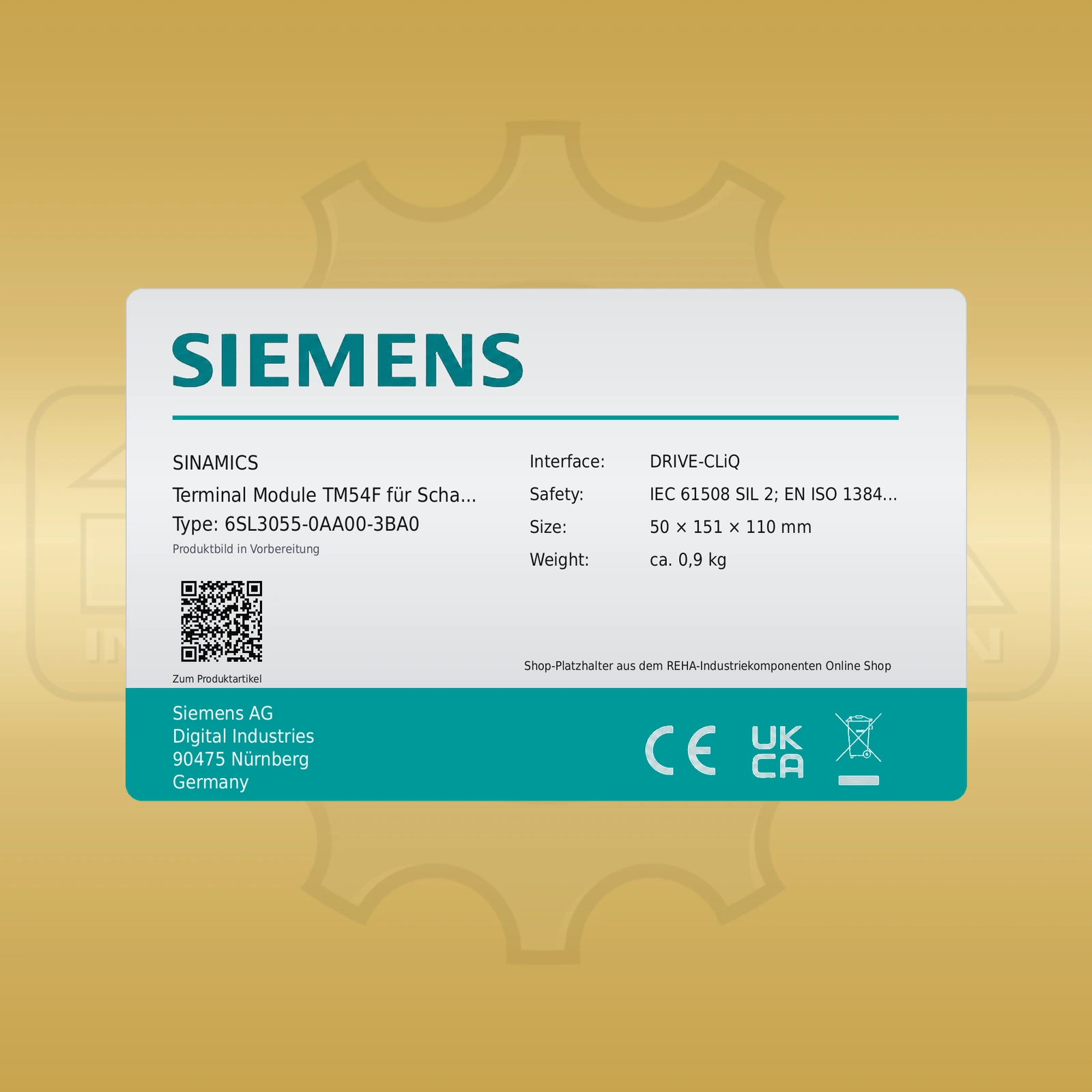 Siemens 6SL3055-0AA00-3BA0