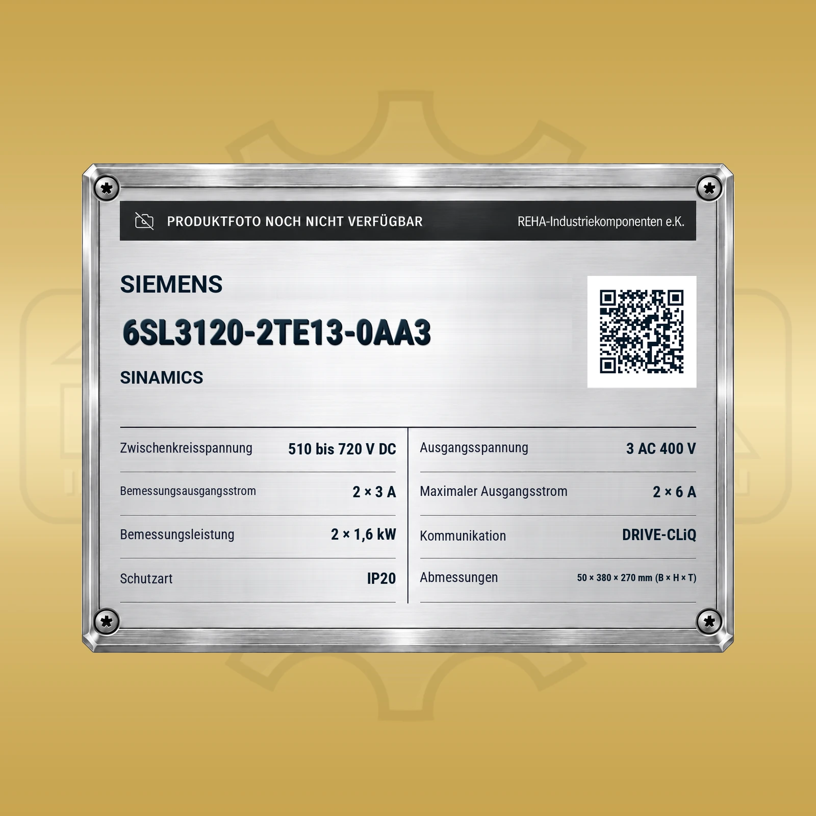 Siemens 6SL3120-2TE13-0AA3