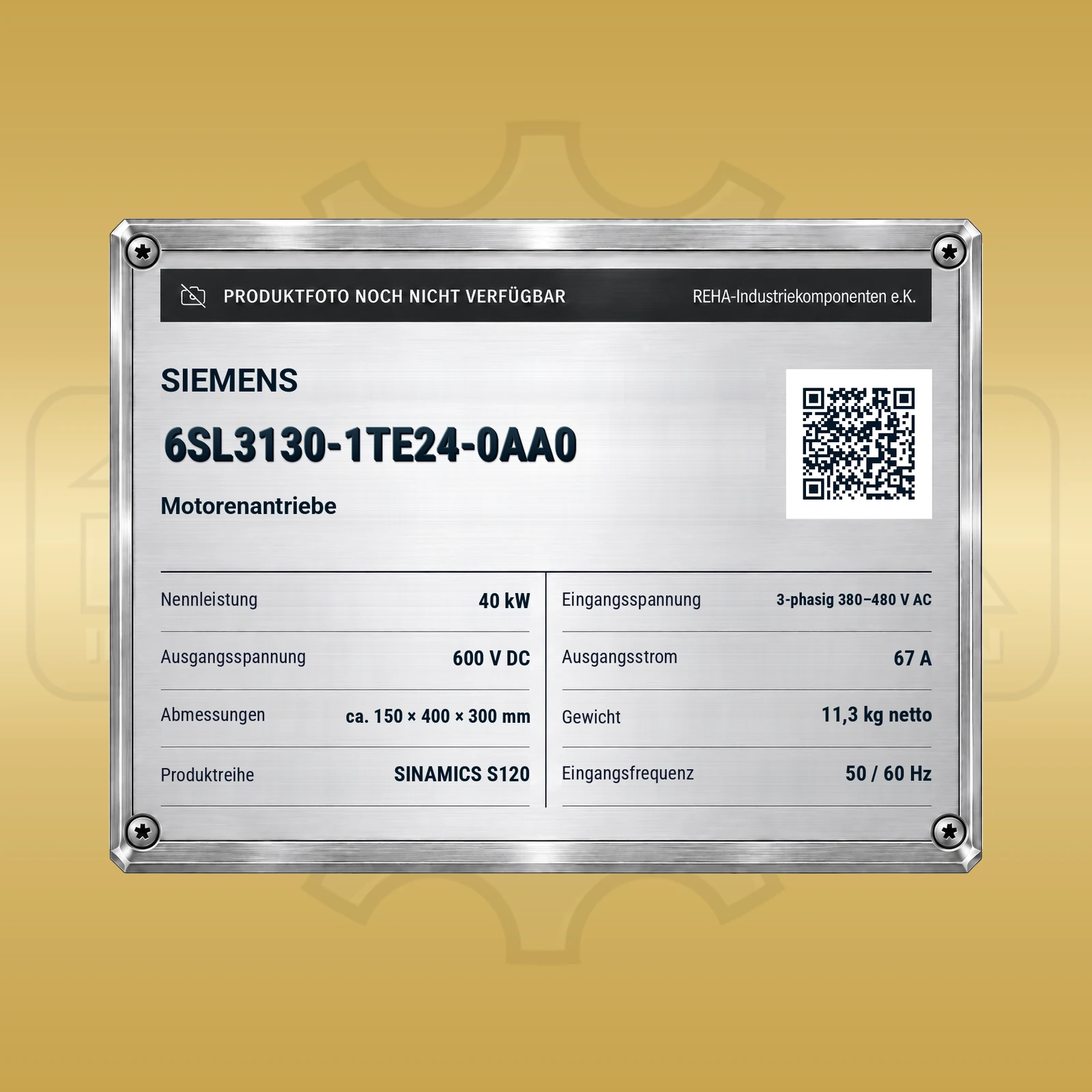 Siemens 6SL3130-1TE24-0AA0