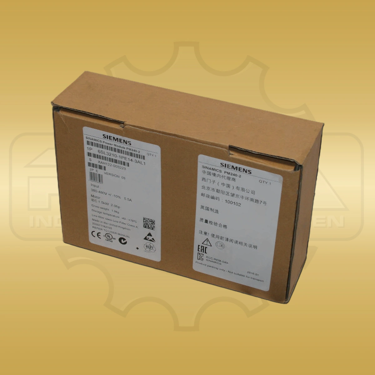 Siemens 6SL3210-1PE14-3AL1