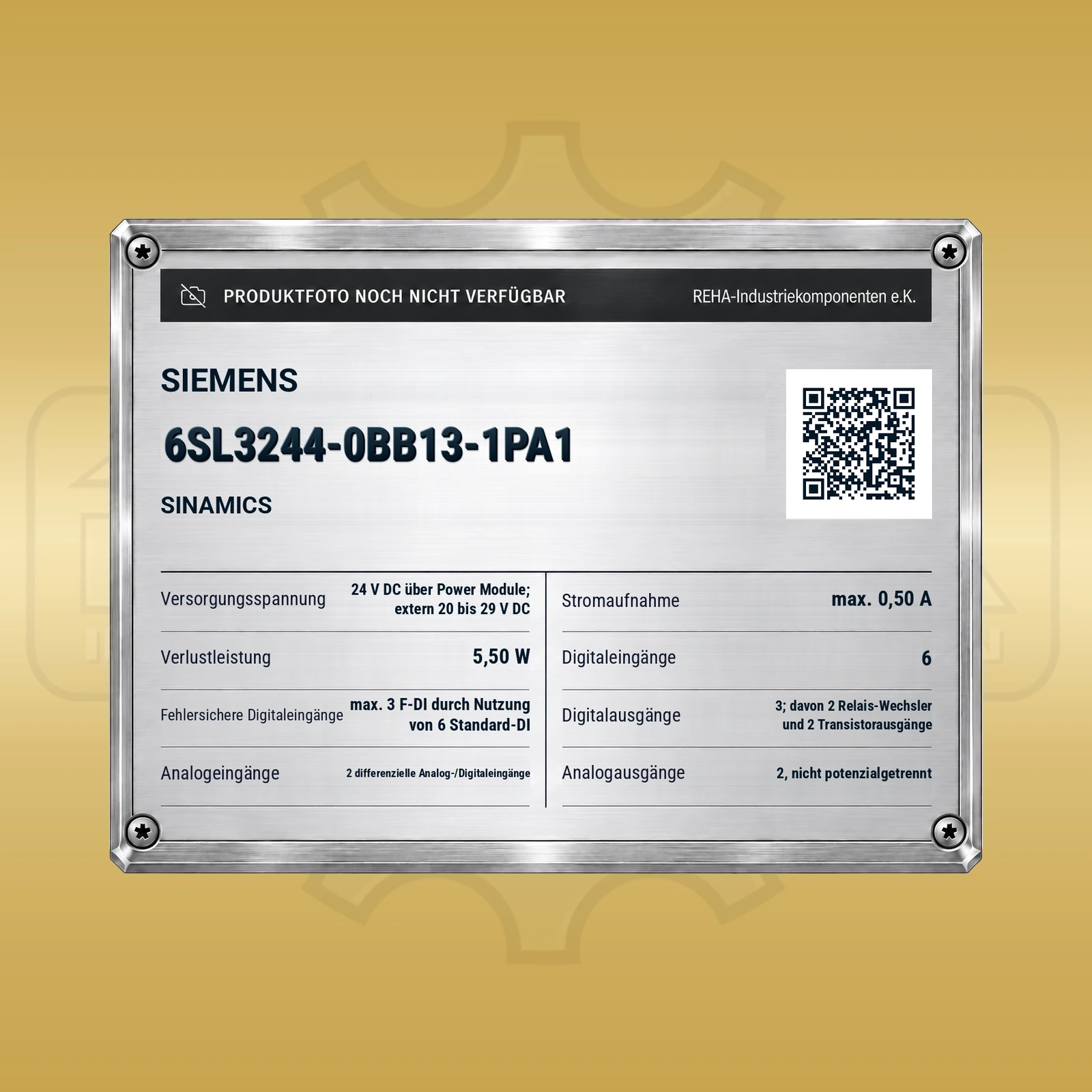 Siemens 6SL3244-0BB13-1PA1
