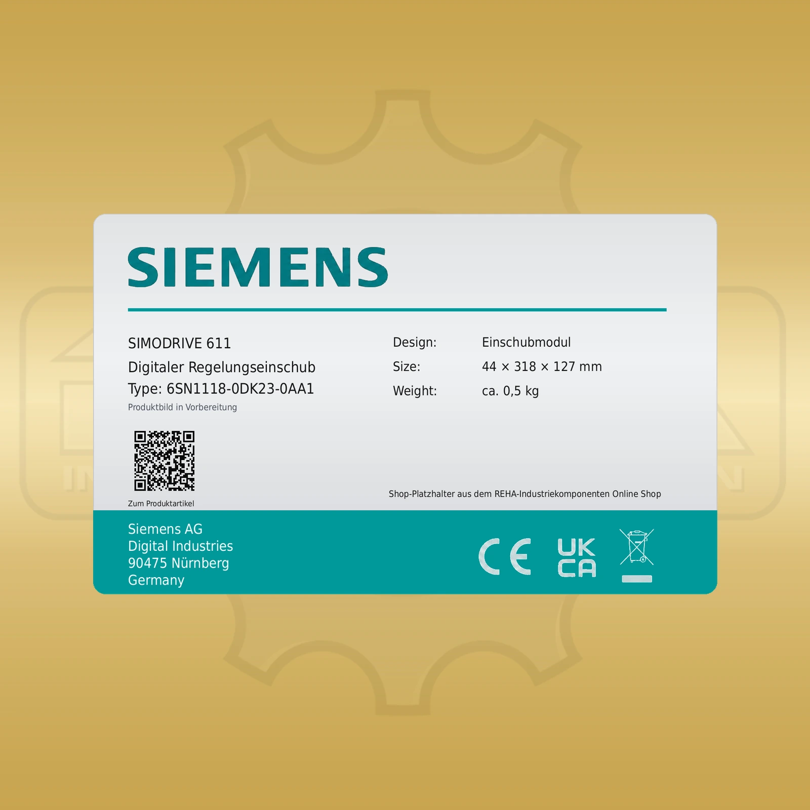 Siemens 6SN1118-0DK23-0AA1
