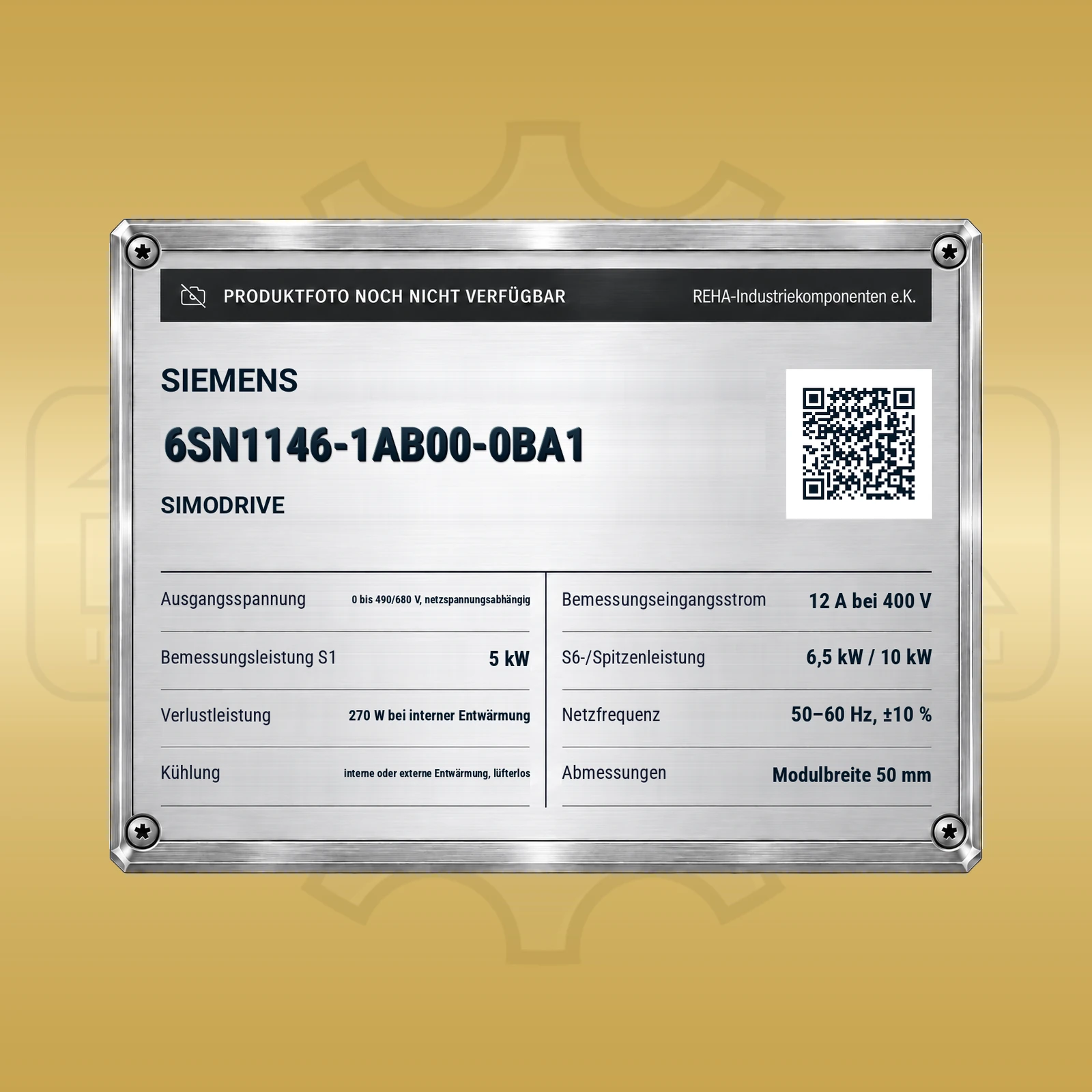 Siemens 6SN1146-1AB00-0BA1